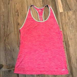 BCG hot pink/mint running tank